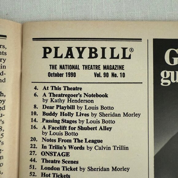 Oh Kay Playbill 1990 Richard Rodgers Theatre Broadway Musical George Gershwin - Picture 7 of 15